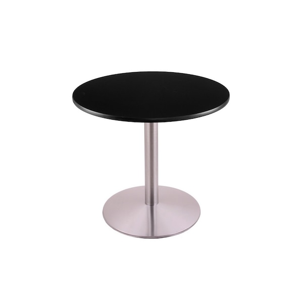 30" 214 Stainless Table, 30" dia. Top